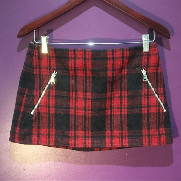 Gap - wool plaid skirt - Picture 1 of 3